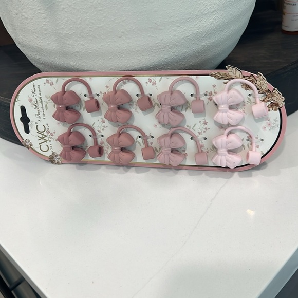 CWC Pink 🎀 Straws Toppers - Picture 9 of 12